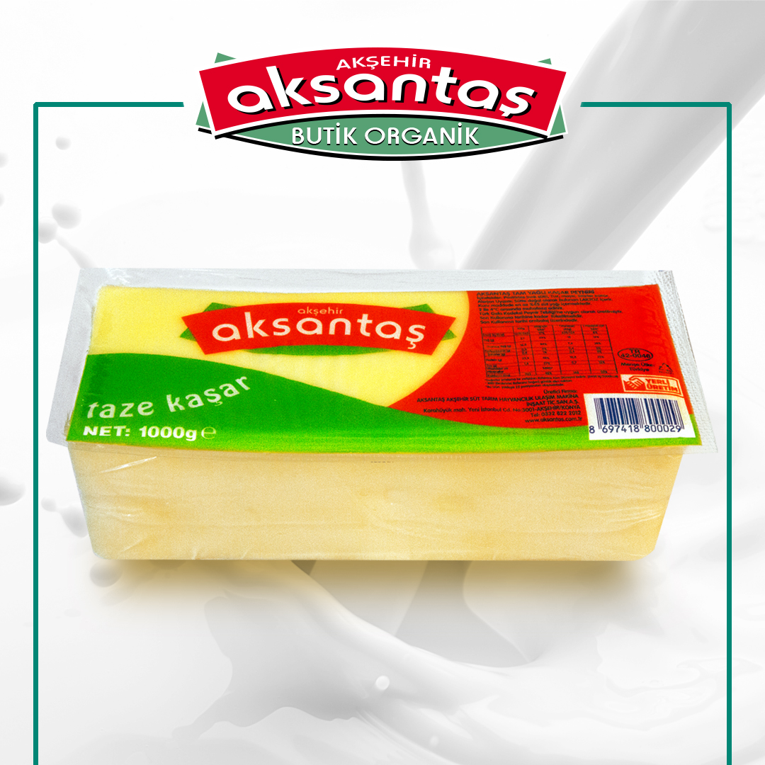TAM YAĞLI KAŞAR PEYNİRİ 1000 GR