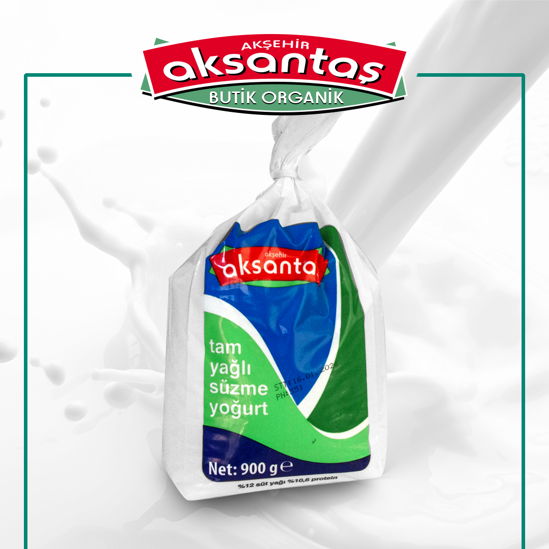 TAM YAĞLI SÜZME YOĞURT 900 GR